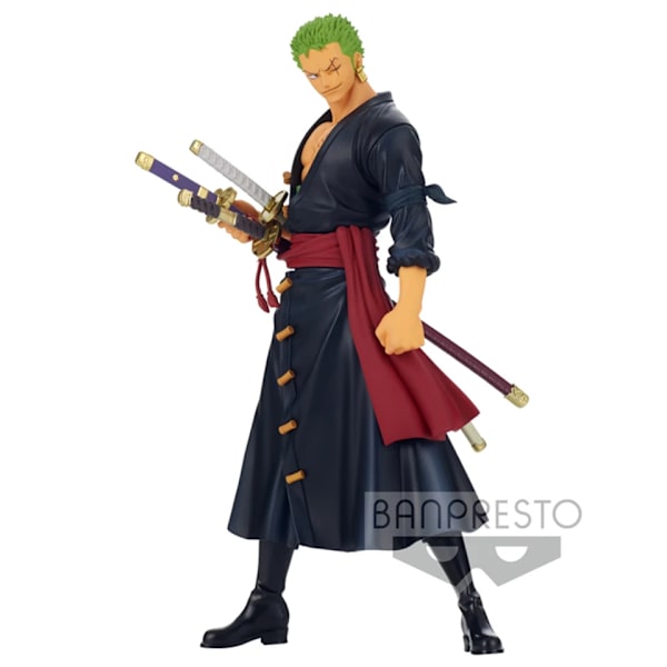 Original BP Japansk One Piece DXF Roronoa Zoro 2.0 Wanno Country Barnleksaker Modellfigurer Brinquedos Actionfigur With Box