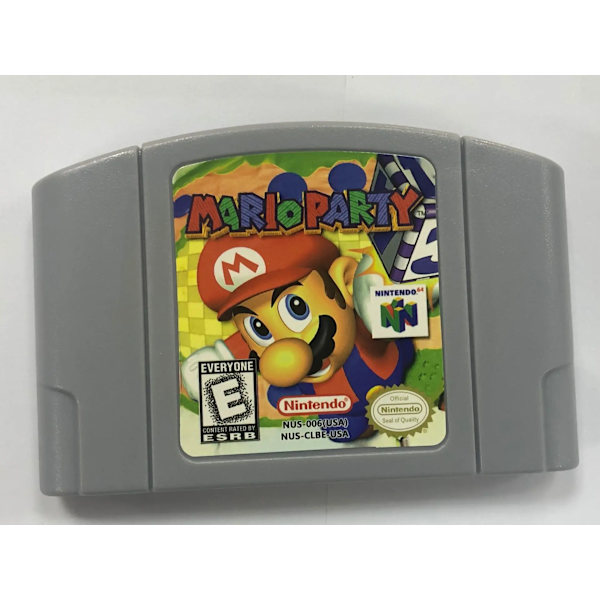 N64 Gaming Card Series 64 Bit Mary Rook Mario Kart Super smash party USA Version N64 Video Game Cartridge Card English Language Mario Party1