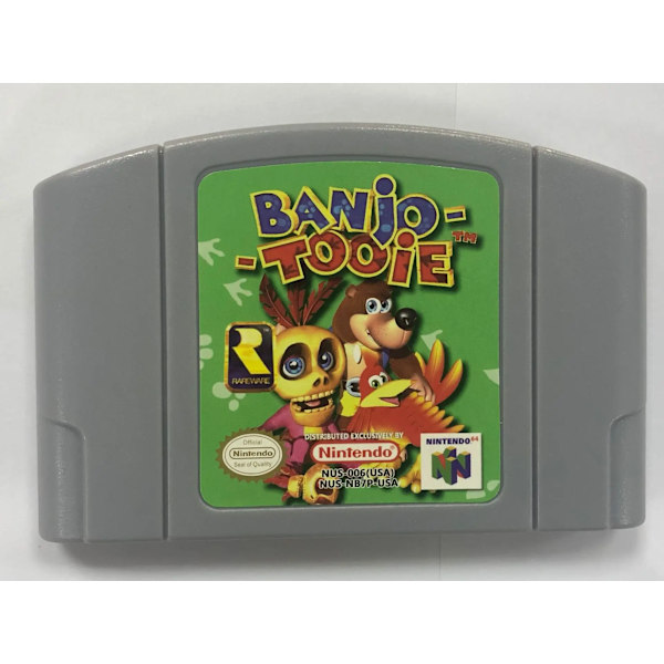 N64 Gaming Card Series 64 Bit Mary Rook Mario Kart Super smash party USA Version N64 Video Game Cartridge Card English Language BANJO-TOOIE