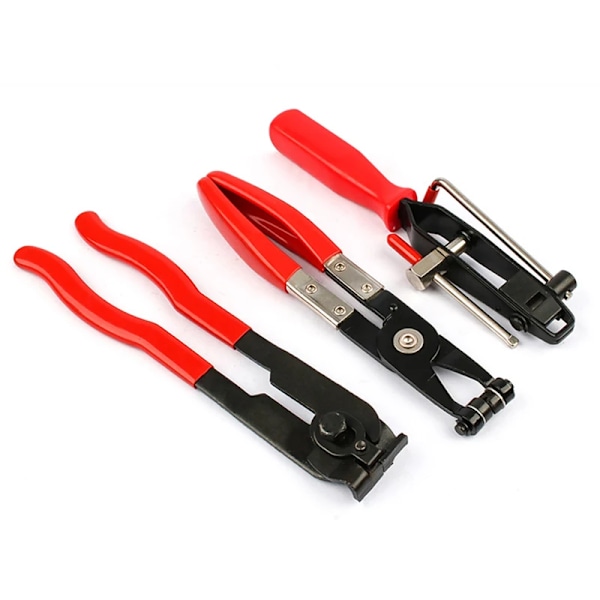 1/2/3st/set Auto CV-ledskydssats för fordon ATV UTV-ledskyddsklämmor Reparationsverktyg Dammskyddsbunt Tänger Slangklämma Tång Ball cage plier red
