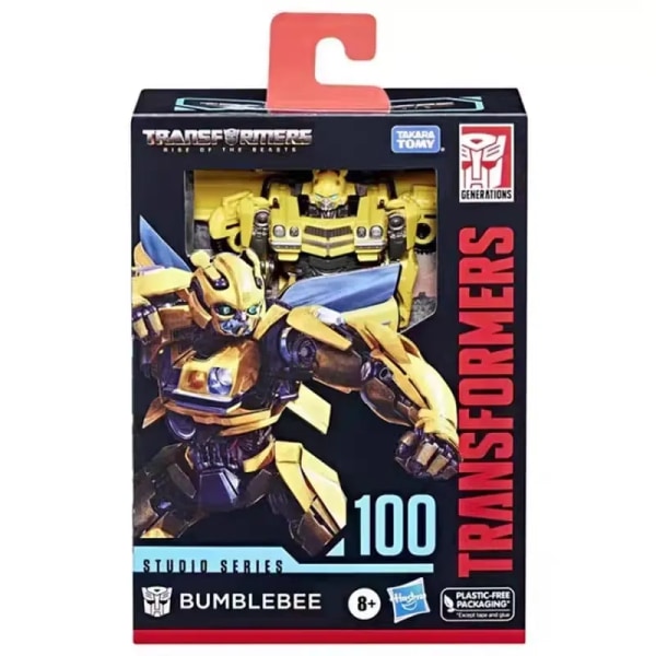 [I lager] Hasbro Transformers Studio Series SS100 Deluxe Bumblebee Samlarmodell Leksaker Action Figur Leksak Födelsedagspresenter SS100 no box