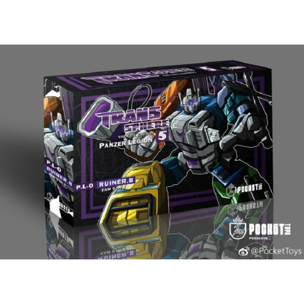 【I LAGER】 PocketToys Transformation G1 PT-05 PT05 Bruticus 5IN1 Action Figure Robot Toys With Retail Box