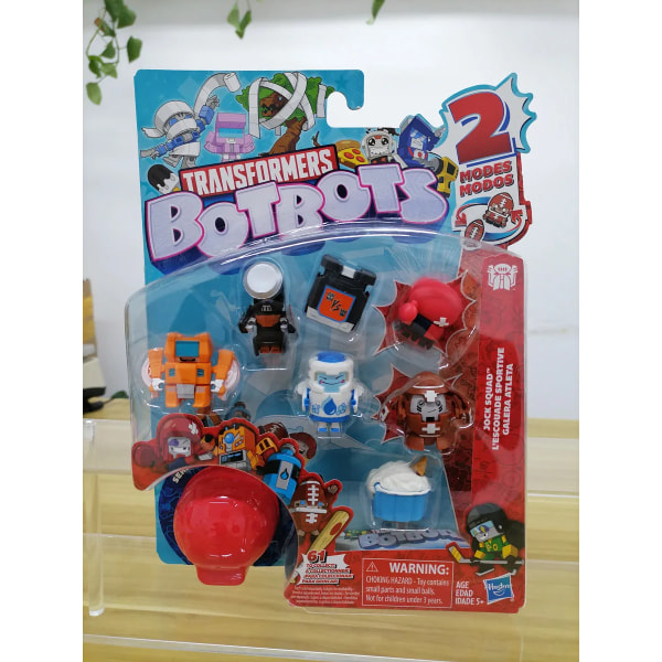 Hasbro Transformers Botbots Actionfigurer Robotmodell Leksaker Deformation Mini Doll Collection Barn Födelsedagspresenter E4144-4