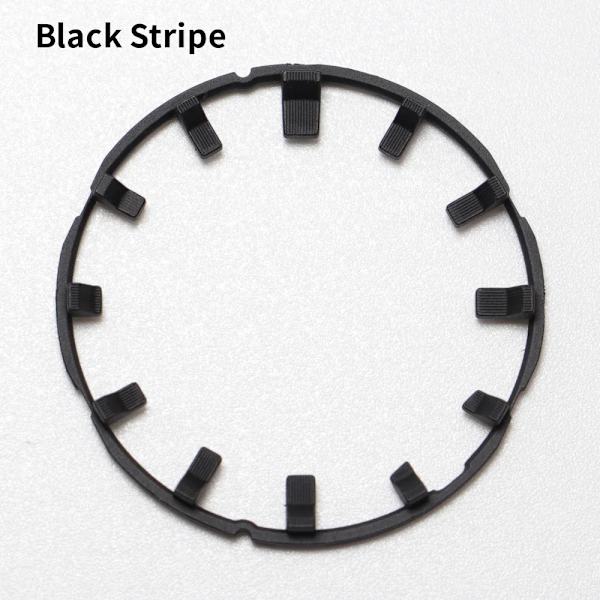 För GA2100 GA2110 Luminous Hour Marker Dial Watch Pointer Scale Ring Index Modification Dial ga2110 Watch Mod Kit Tillbehör Stripe-Black