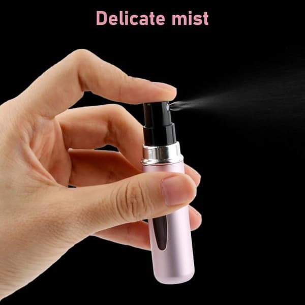 4 st Reseparfymflaskor 5 ml Mini Bärbar Reseparfymflaska Tom Påfyllningsbar Parfym PZCC