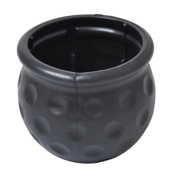 Svart cover + 50mm dragkula i gummi, 3 st