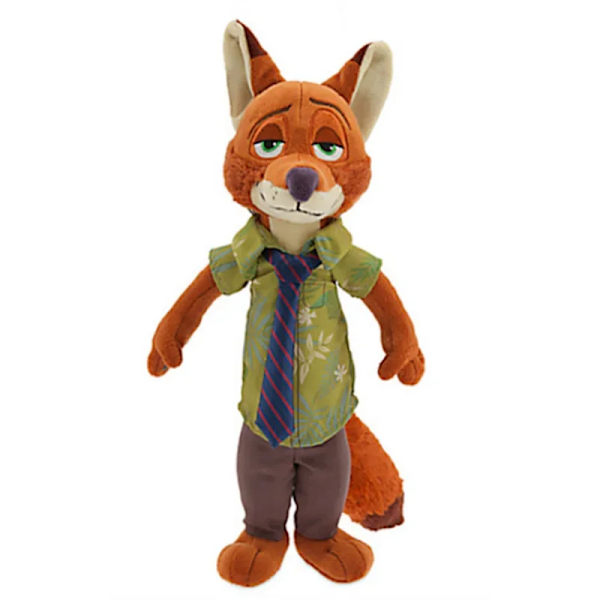 40 cm Disney Zootopia Nick Wilde Judy Hopps Stuff Tecknad Plysch Söt Hot Toy Docka Modell Present för barn Nick Wilde