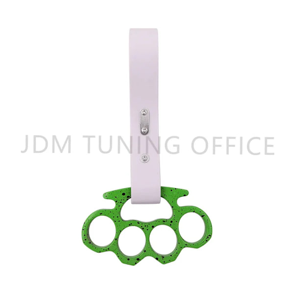 Neo Chrome Kunckle Tsurikawa Ring plastrem, JDM tågbusshandtag, Drift Charm, Car Accessspiration, 210 mm VS
