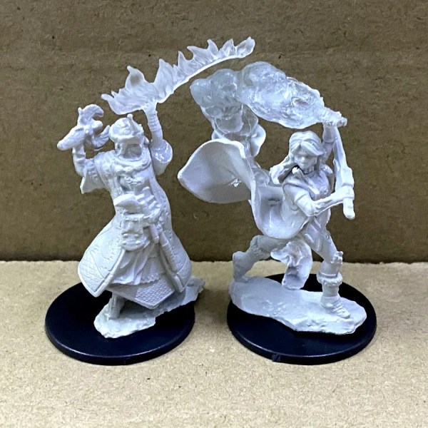 Lot Pathfinder Battles Deep Cuts Nolzur's Fighter Orc Druid Pirates Goblin Wolf Rogue Monk Brädspel Miniatyrer Miniatyrer Leksaker Pirates