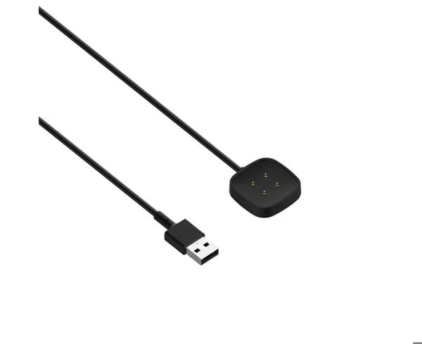 Bærbar magnetisk oplader til Fitbit Versa 3 / Fitbit Sense Smartwatch, USB-ladekabel