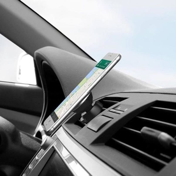 Magnetisk Bilholder til Smartphone Magnet Sort Ventilator Universal 360 Roterende