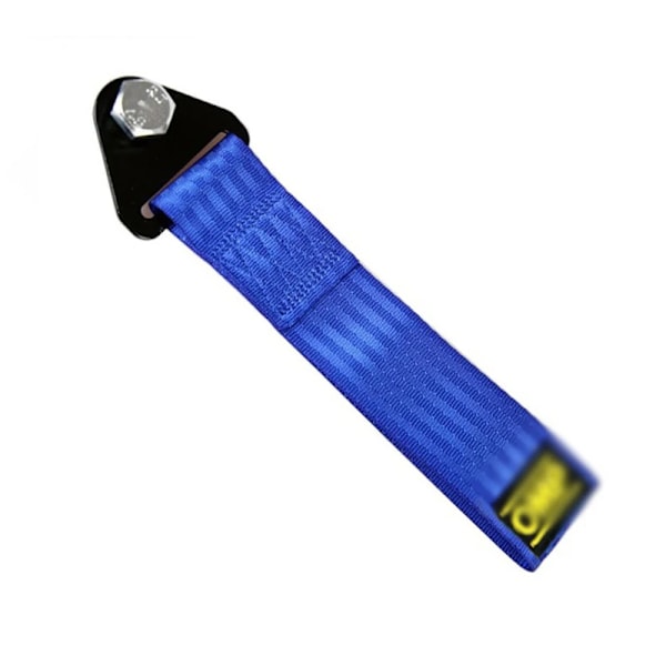 Modifierad släpvagnsbälte för bil, Trendig släpvagn, Ulen nylon hög motstånd, universal automatisk justering med skruvmutter, 2 tum, 28x5cm O Blue logo
