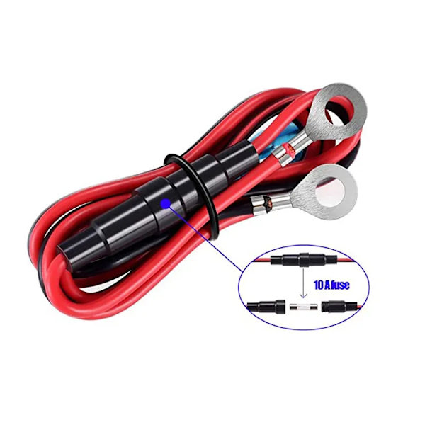 12V/24V USB C-billaddare 83W Snabbladdning 65W PD3.0 & 18W QC3.0 LED Digital Display & Strömbrytare för Bil RV ATV Motorcykel Wire Cable