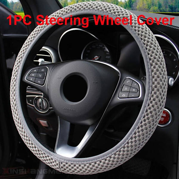 (Grå 1st) Universal 38CM 1/3 st Ice Silk Cover Kugghjul Handbromsskydd Slitstarka Anti-halk Bilinredningstillbehör Gray 1pc