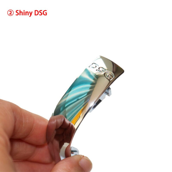 DSG Växelspaksknopp Krom Med Läder Växellåda Cover För VW Golf 6 7 R Passat B7 B8 CC R20 För Jetta MK6 GLI TIGUAN-Shiny DSG Shiny DSG
