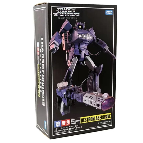 Takara Tomy Transformers Toys MP-29 Shockwave Destronlaserwave Action Figurer Transformer Robot Toys Transformers Figurer MP-29