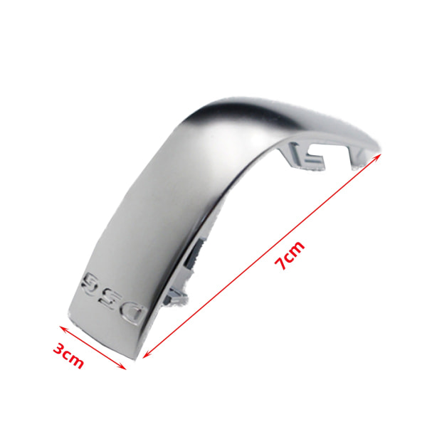 Krom Matt Silver Automatisk cover DSG Logotyp Skylt Prydnadslist För VW Golf 6 7 R GTI Passat B7 B8 CC R20 Jetta-Chrome-A Chrome-A