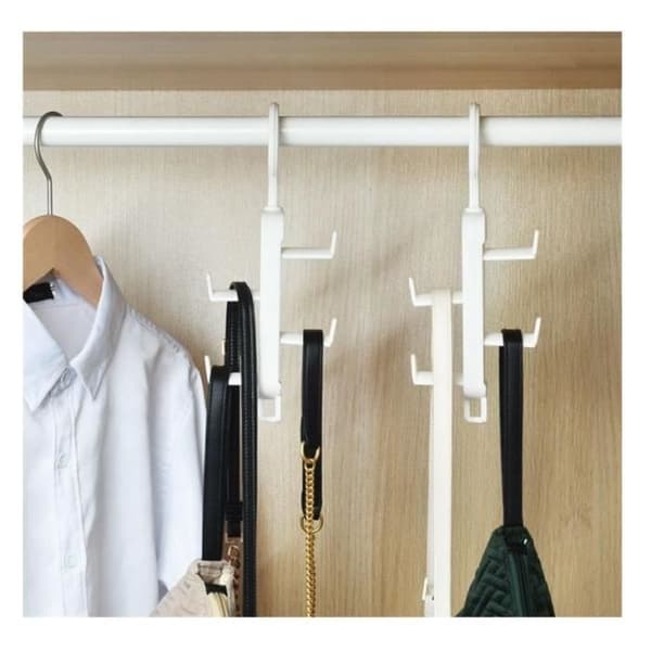 Bærbart opbevaringskrog-sæt til håndtasker, bøjle, hat holder, bælteholder, tørklæde- og slips holder.yd