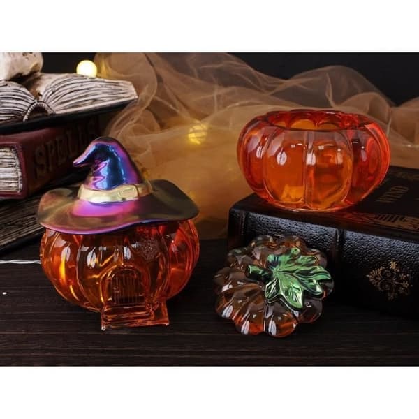 Silikonformar - Ospecificerad - Halloweenpumpa - Set om 2 - Hattlock - Epoxiförvaring