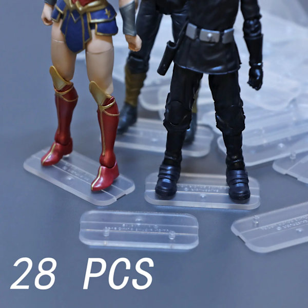 10~100st Stativ Bas För 6 tum. Legends Hero SW Black Series He Man Masters Of The Universe MOTU Comics Action Figurer Tillbehör 28PCS Clear Base
