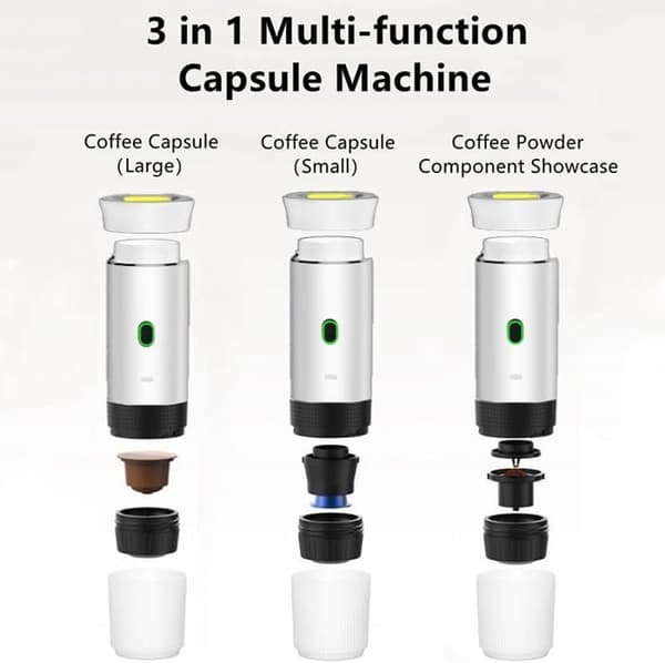Portable kaffemaskiner - Mini kaffemaskiner til kapsler og malet kaffe - Camping kaffemaskiner a2