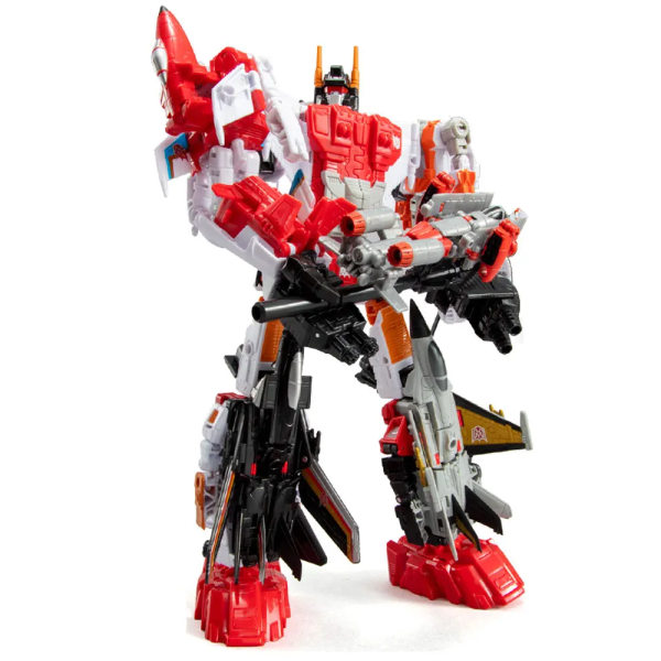 6 i 1 Superion HZX Transformation Toys Uppgraderingsversion Action Figur KO G1 Robotflygplan IDW Modell Pojke Barn INGEN LÅDA 6IN1 Bruticus
