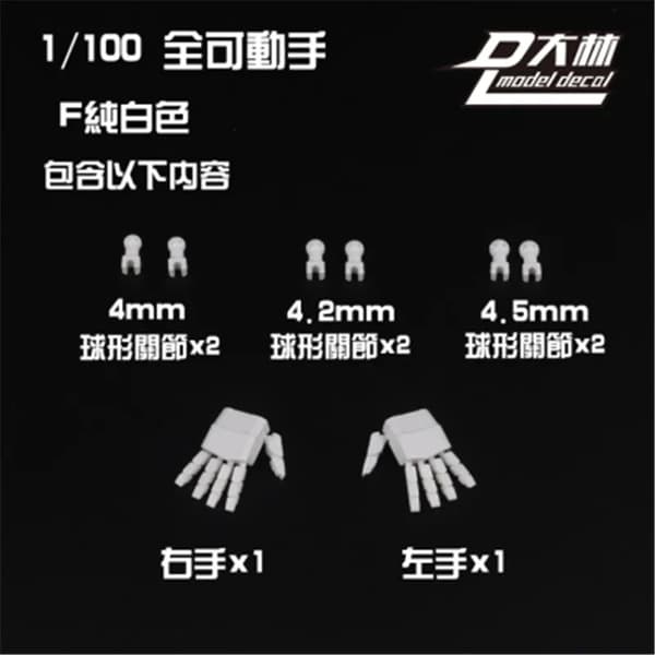 Dalin Modle MG 1/100 til RG HG Astray Rød Blå Ramme Robot Model Kit Hånddele Diy Tilbehør Sæt