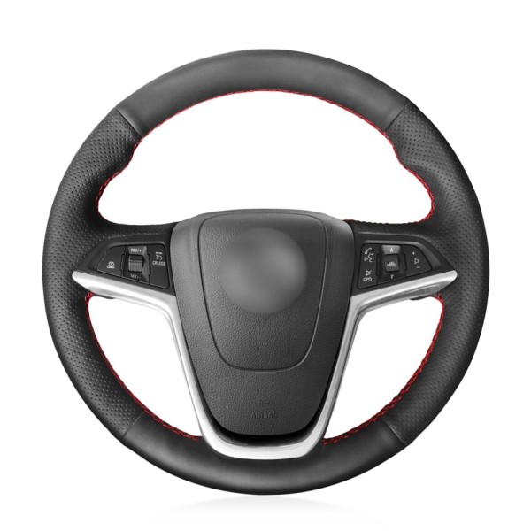 Handsytt svart konstläder Antisladd cover till Opel Mokka 2012-2019 Insignia 2008-2013 Astra (J)