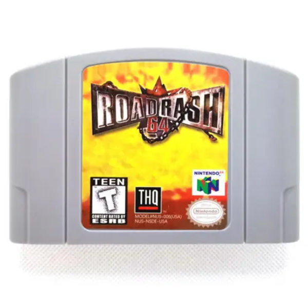 N64 Gaming Card Series 64 Bit Mary Rook Mario Kart Super smash party USA Version N64 Video Game Cartridge Card English Language Road Rash 64