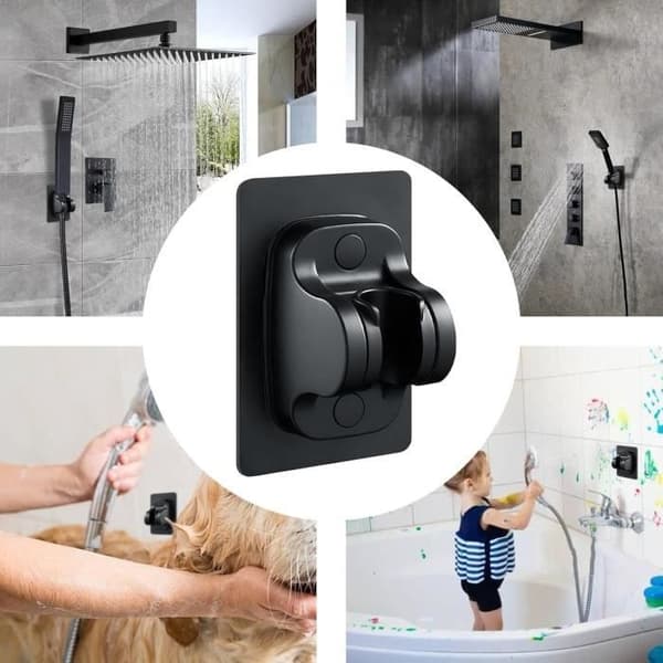 Dusjhodeholder, ABS Krom Dusjhodeholder, Erstatningsdusjhodeholder, Justerbar Vinkelbrakett