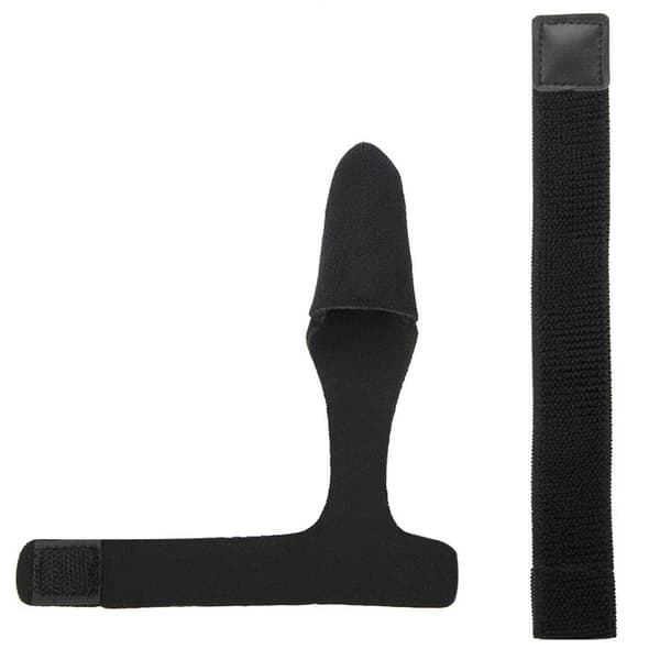 Neopren Elastisk Fiskestang Deksel Hanskehette Stropp (Svart)
