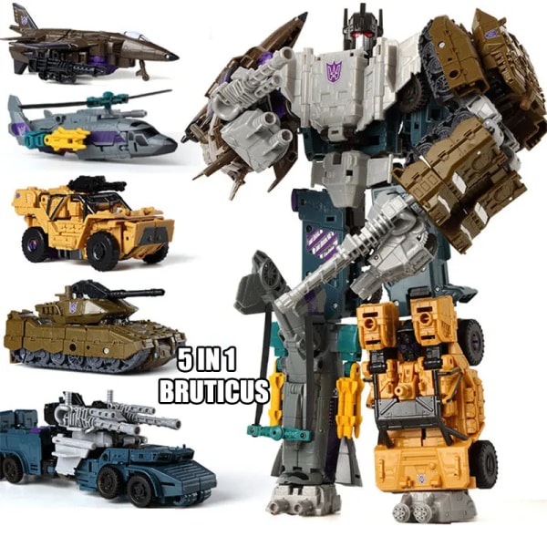 Transformation Defensor IDW Combiner 6in1 set War Team Collection TF Modell Action Figur Robotleksaker 5IN1 Bil 901 NO LÅDA 5IN1 Bruticus