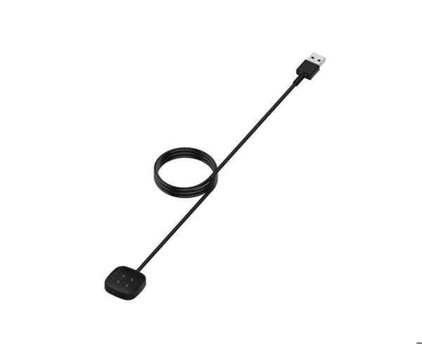Bærbar magnetisk oplader til Fitbit Versa 3 / Fitbit Sense Smartwatch, USB-ladekabel