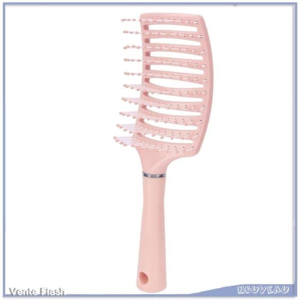 (Pink) Paddle hårbørste - V GEBY - Pink - Ventileret - Ergonomisk - Multi-brug Pink