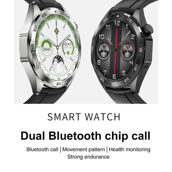 (Gul) Smartklocka för män, 1,55\" HD Smartklocka med Bluetooth-samtal, Puls-/SpO2-mätare, Blodtrycksmätare, för Android YELLOW