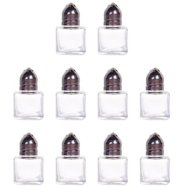 10 st Mini Saltkar Multifunktionella Kryddkar Bärbara Kryddburkar