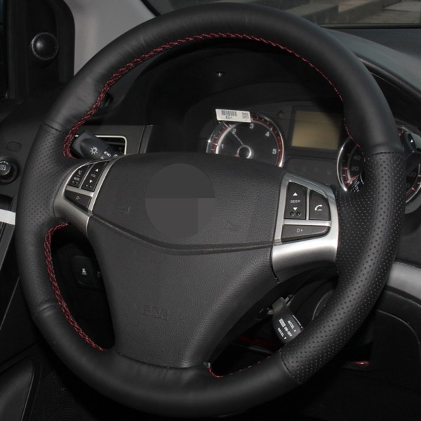 Cover DIY Handsytt svart konstläder för Ssangyong Korando 2010-2019