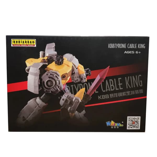 KBB Tyrone Kabel Dino King Samlings Deformation Model Action Figur Grimlock Version Legetøj Gør-det-selv