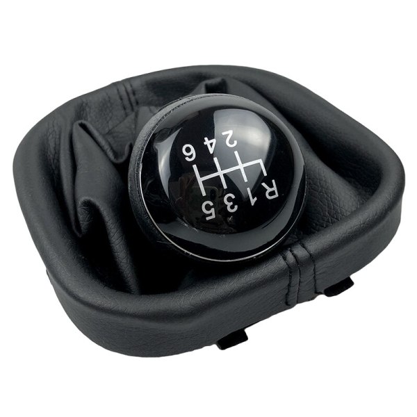För Volkswagen VW Caddy 2 II MK2 Touran 2004 2005 2006 2007 2008 2009 Manuell växlingsknapp Spak Skifter Damask Boot Collar-B modell 6-växlad B model 6 Speed