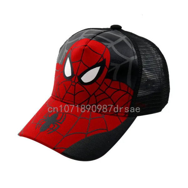 Disney Anime Spider Mans Cap Pojkar Höst Baby Spiderman Tecknad Barnmode Solkepsar Barn Hatt Cap Present 2-8y 5