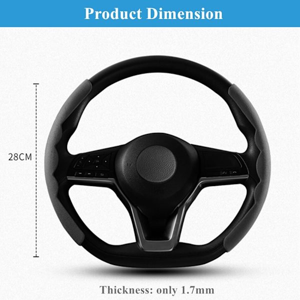 (RÖD)Alcantara Mocka Cover För Tesla Model 3 YSX Svart Röd Anti-päls Passform OD Form Rund Form Enkel installation 4 säsonger RED