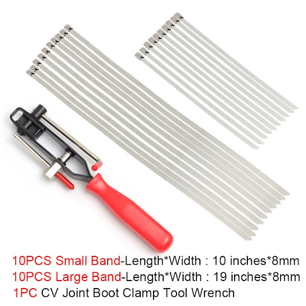 Bil ATV Auto Joint Banding Boot Axle Clamp Tool Halv Shaft Boot Band Buckle Clamps Reparationsverktyg Axel Clamp A AND B