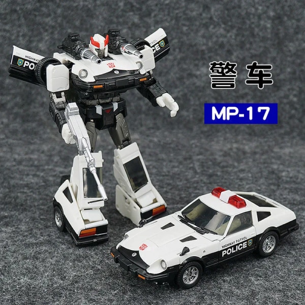 Original Takara Tomy Transformers Toys MP-17-18-19-20 Prowl Streak Smokescreen Wheeuack Transformers Robotleksaker för barn MP-19 smokescreen