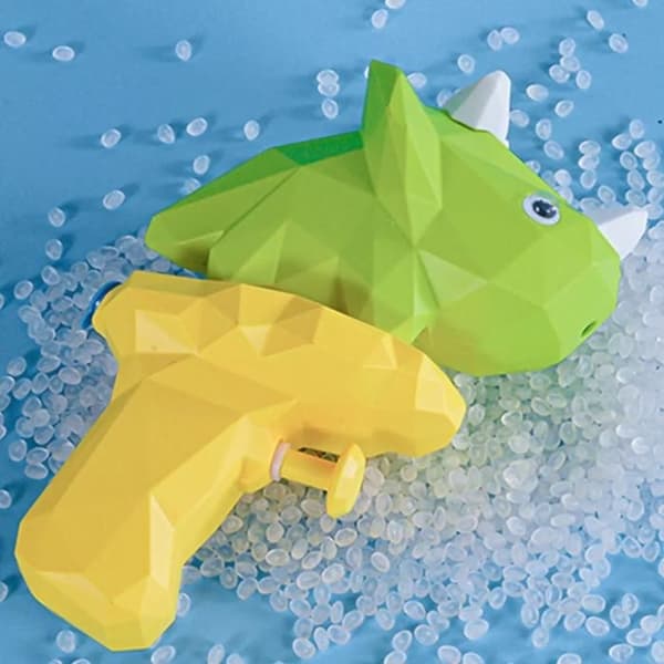 Set med 3 vattenleksaker i plast för poolen