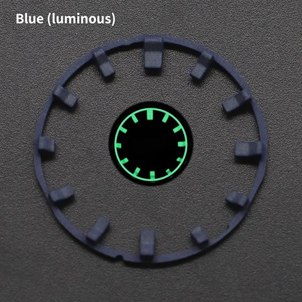 För GA2100 GA2110 Luminous Hour Marker Dial Watch Pointer Scale Ring Index Modification Dial ga2110 Watch Mod Kit Tillbehör DeepBlue Luminous