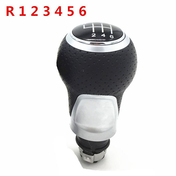 Växlingsknopp Spak Damask Boot Cover Case För Audi A4 S4 B8 8K A5 8T Q5 8R S Line 2007 2008 2009 2010 2011 2012-2015-Silver R123456 Silver R123456