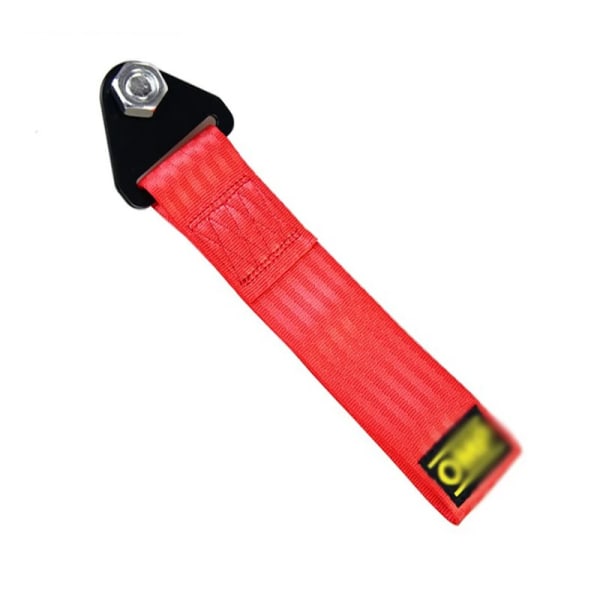 Modifierad släpvagnsbälte för bil, Trendig släpvagn, Ulen nylon hög motstånd, universal automatisk justering med skruvmutter, 2 tum, 28x5cm O Red logo