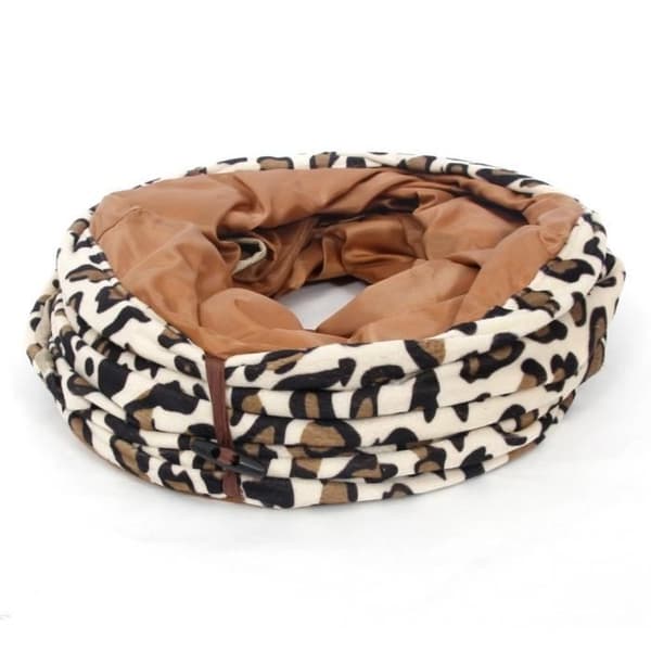 Kattetunnel - Leopard - 125 cm - Stor - 2 huller - Indendørs