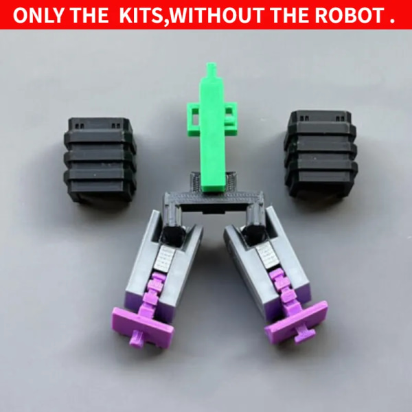 3D DIY Arm Thicken Thigh Tillbehör Uppgraderingssats för DX9 Devastator Upgrade Kit