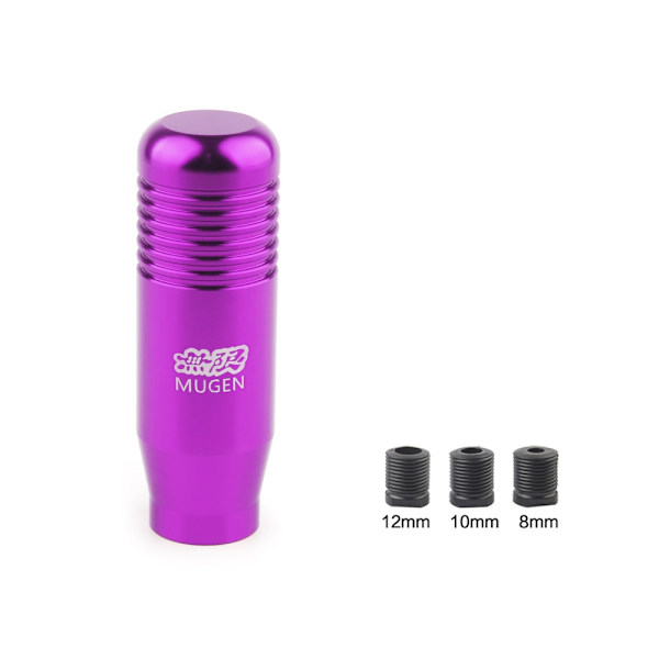 8 färger Universal bil aluminium manuell växelspaksknopp manuell växellåda växelspaksspaksspak växelspak 8,5 cm presentförpackning-lila Purple